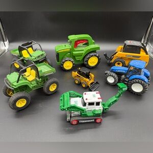 John Deere, HESS, & New Holland Toy Trucks